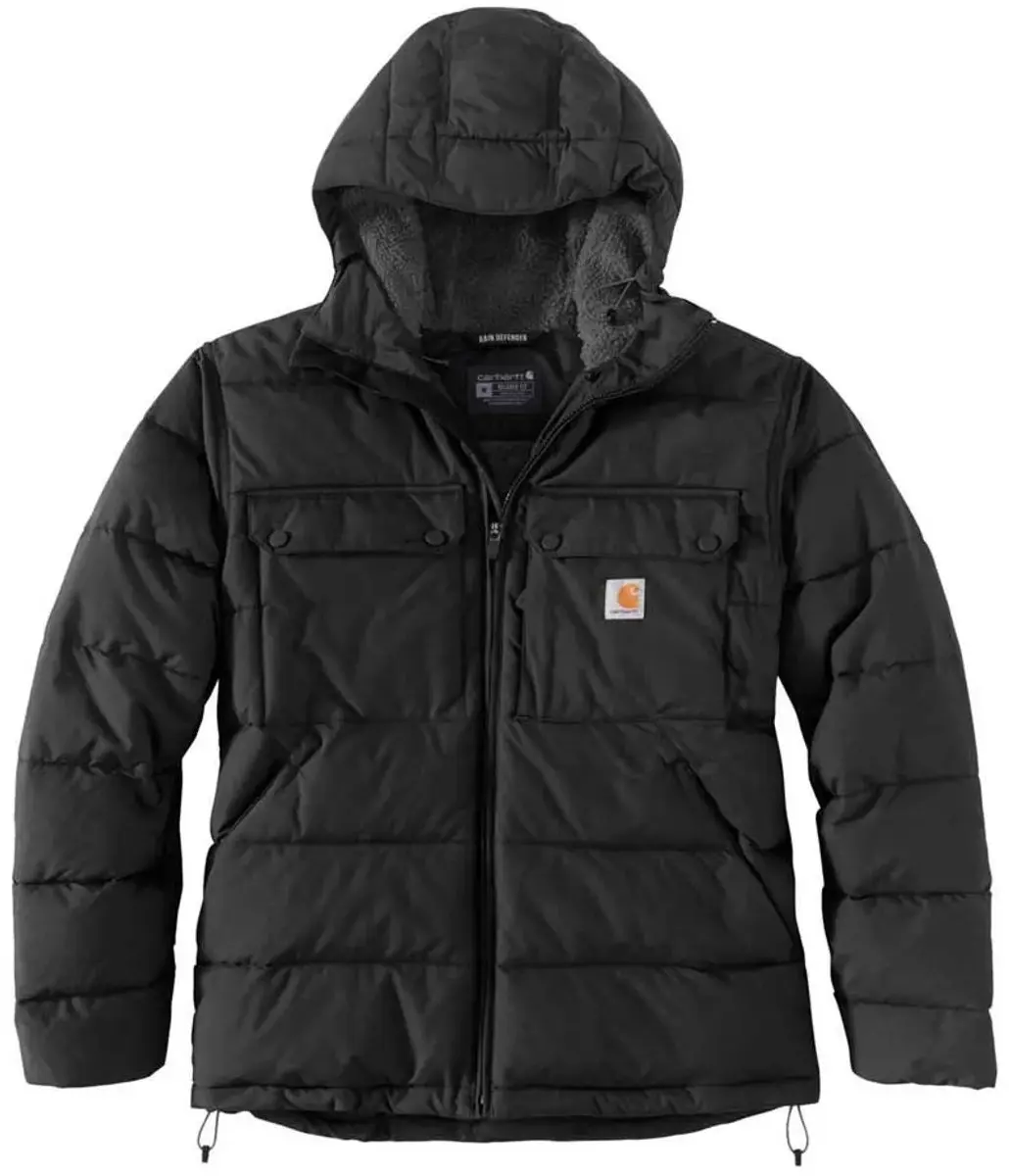 Carhartt Rain Defender Montana Geïsoleerde Winterjas - Zwart