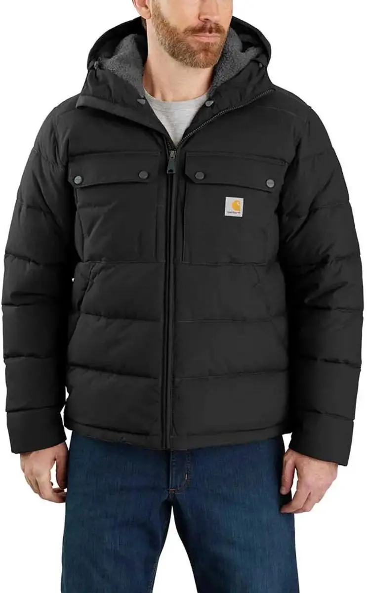 Carhartt Rain Defender Montana Geïsoleerde Winterjas - Zwart