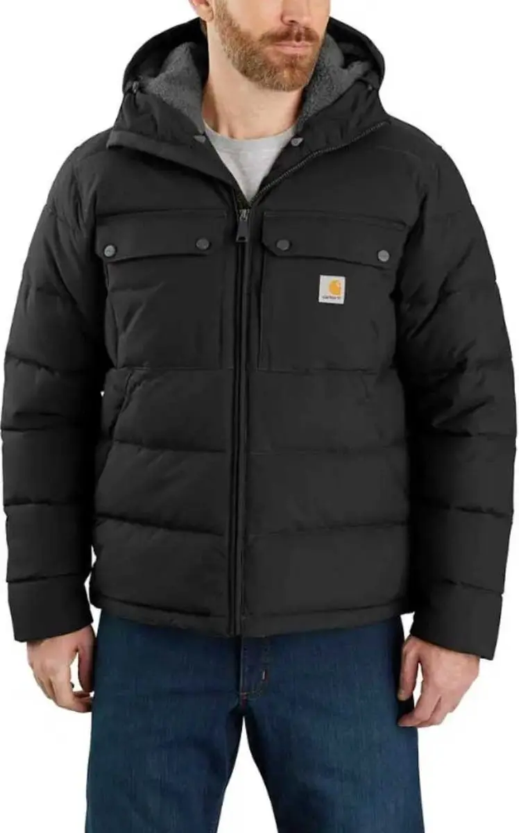 Carhartt Rain Defender Montana Geïsoleerde Winterjas - Zwart