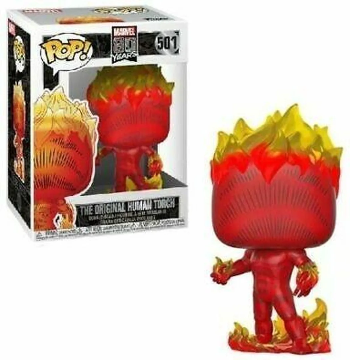 Funko Pop! Marvel Human Torch 501 42653 - Veelkleurig