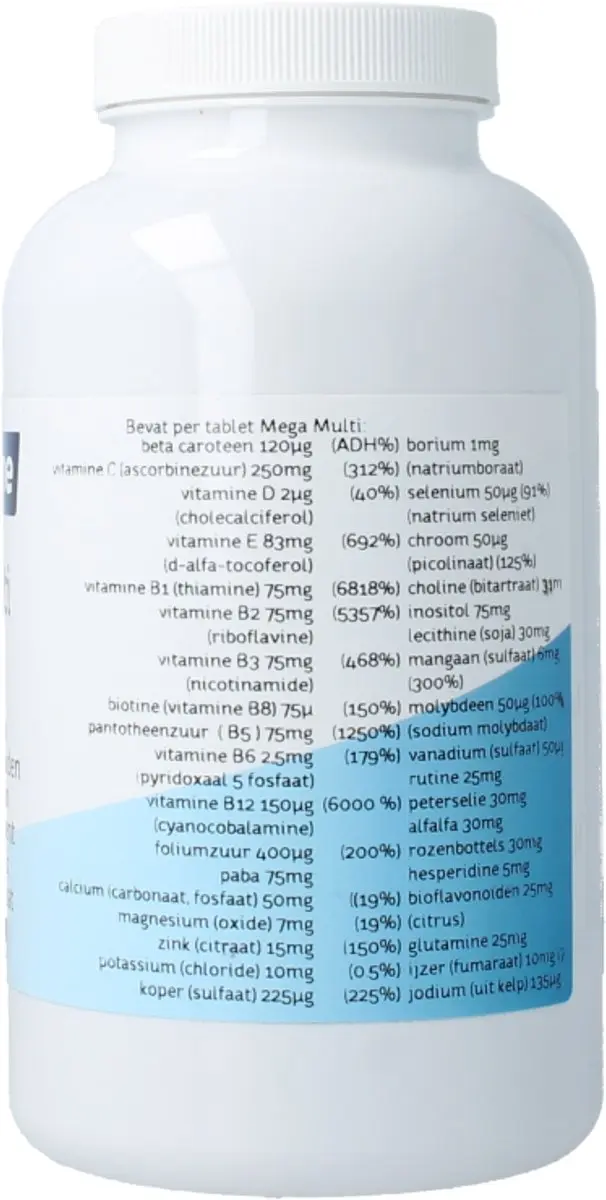 Nova Vitae Mega Multi Compleet - 200 Tabletten