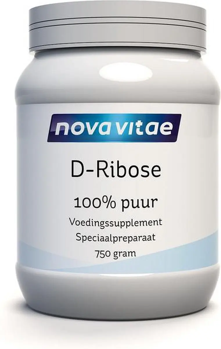 Nova Vitae D-Ribose 750g Voedingssupplement