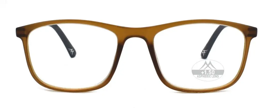 Montana Leesbril MR49A - 3:00 - Bruin mat/zwart