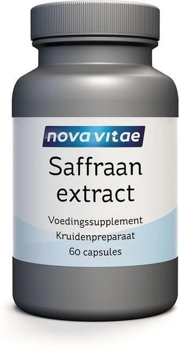Nova Vitae Saffraan Extract 88.5mg - 60 Capsules