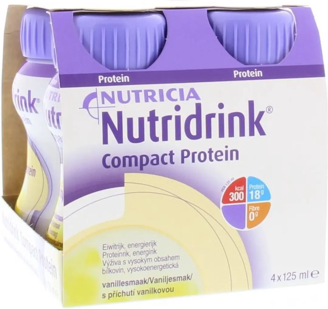 Nutricia Nutridrink Compact Eiwit Vanille - 4 Stuks