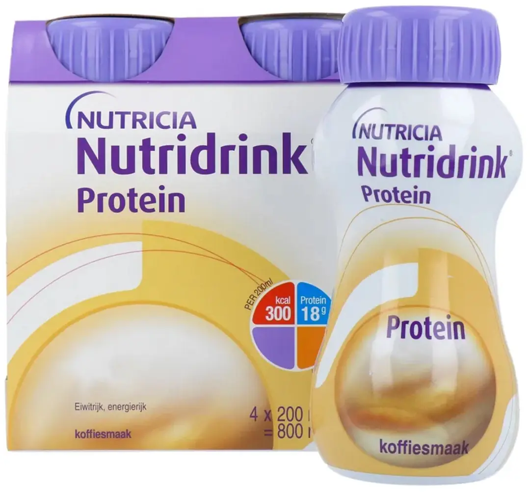 Nutridink Protein Koffie Mokka 200ml - 4 Stuks