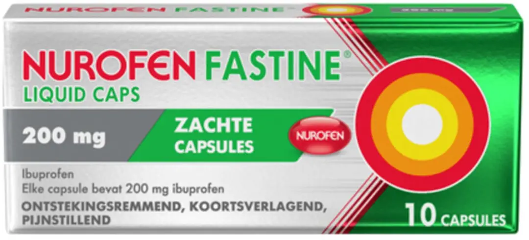 Nurofen Fastine Liquid Caps 200mg