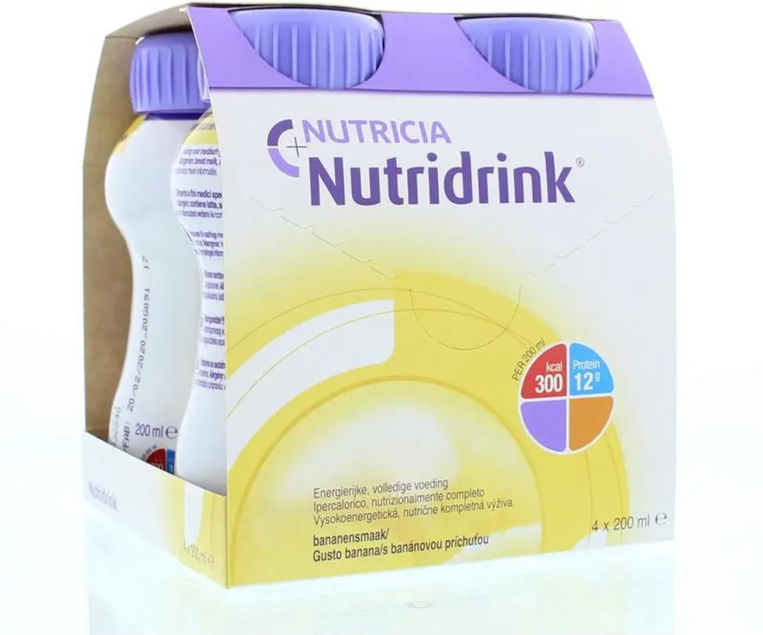 Nutridink Banaan Drink 200ml - 4 Stuks