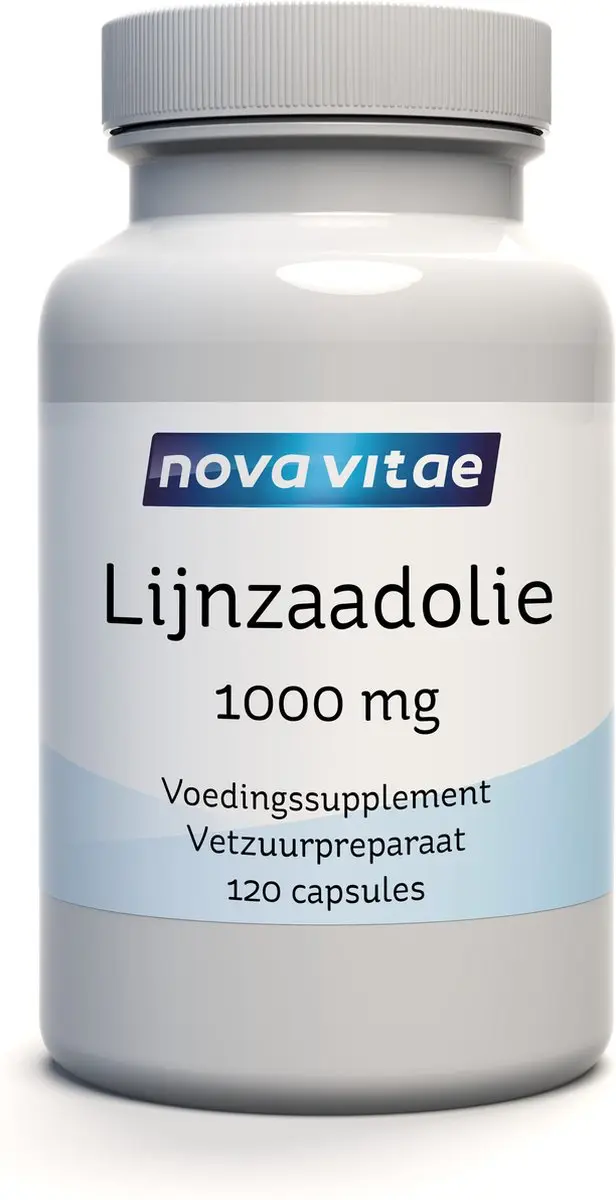 Nova Vitae Lijnzaadolie 1000mg