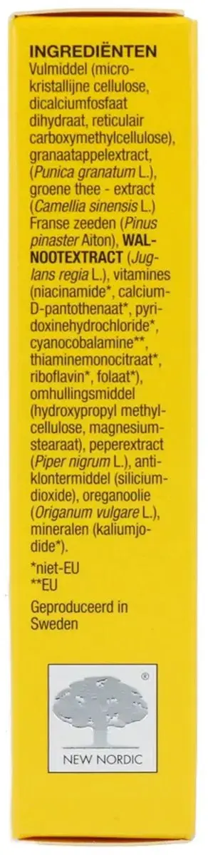 New Nordic Clear Brain Concentratie - 60 Tabletten
