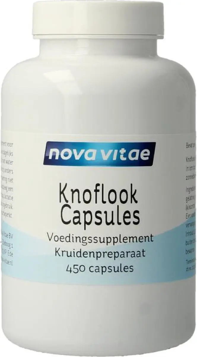 Nova Vitae Knoflook Capsules 450 Stuks