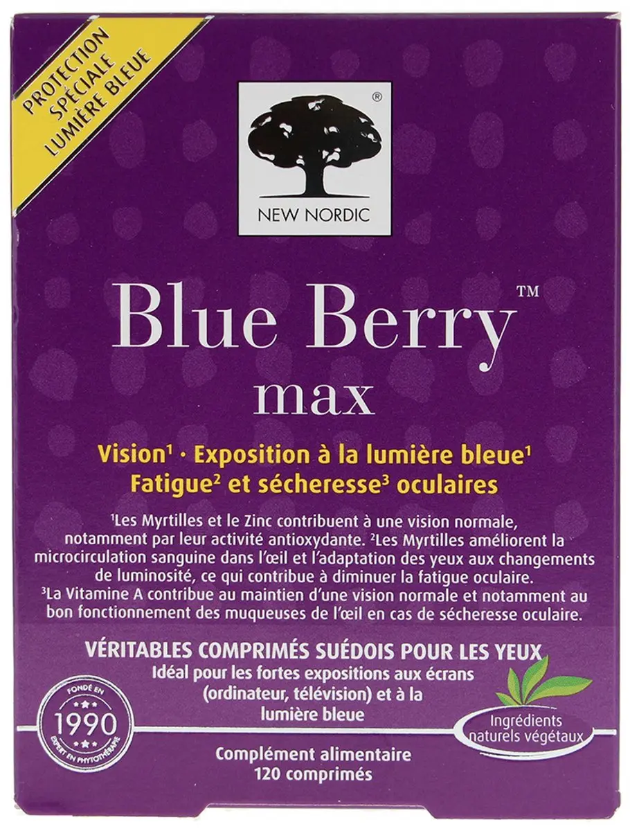 New Nordic Blue Berry Max 120 Tabletten