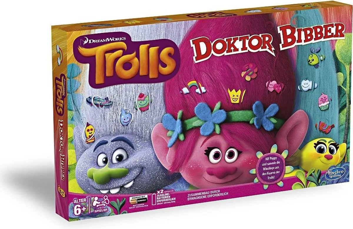Hasbro Dokter Bibber Trolls Spel