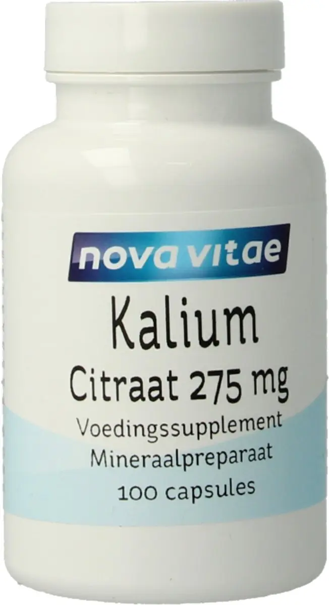 Nova Vitae Kaliumcitraat 275mg - 100 Capsules