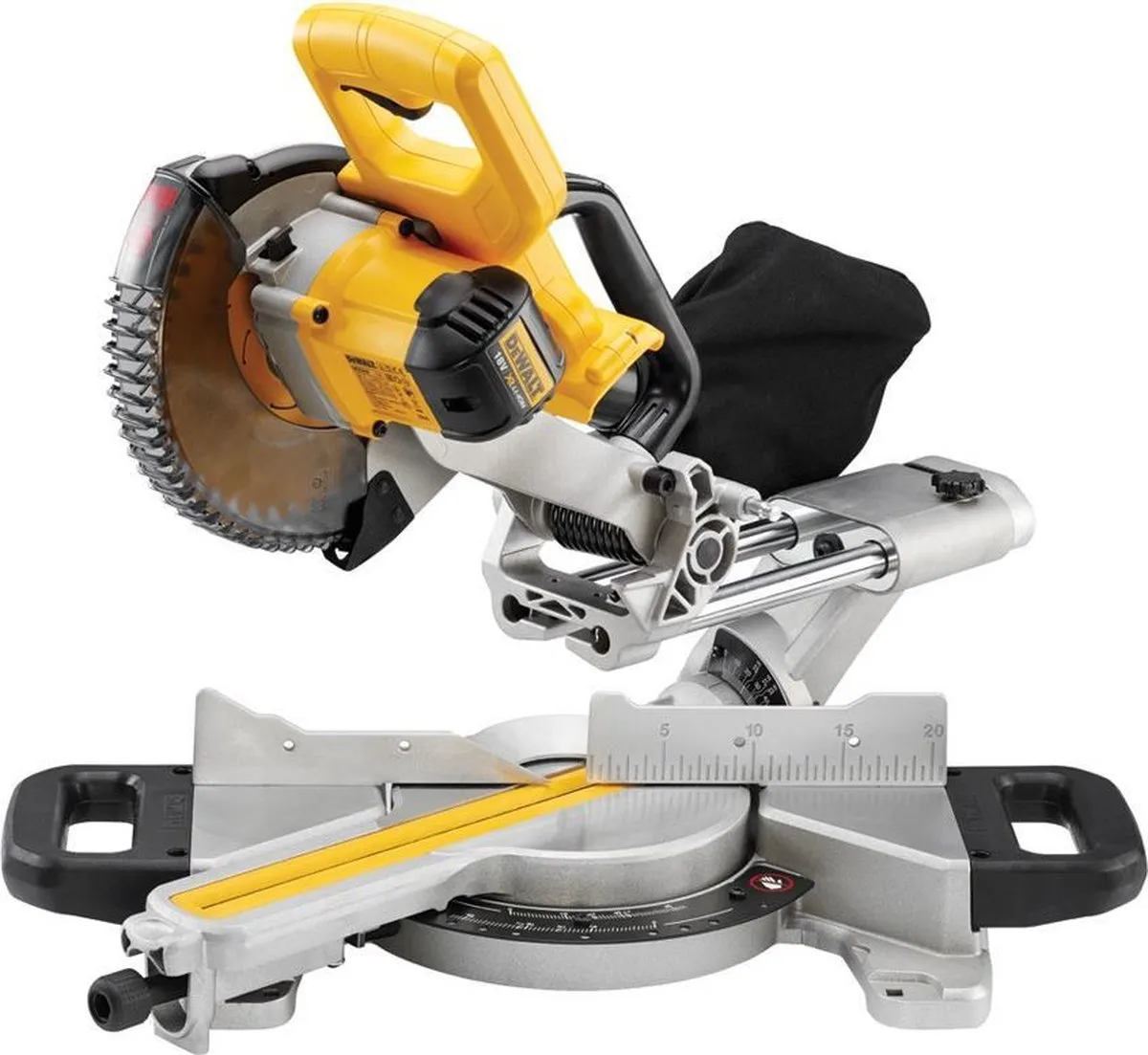 DeWalt DCS365N Accu Afkortzaag 18V - 184mm