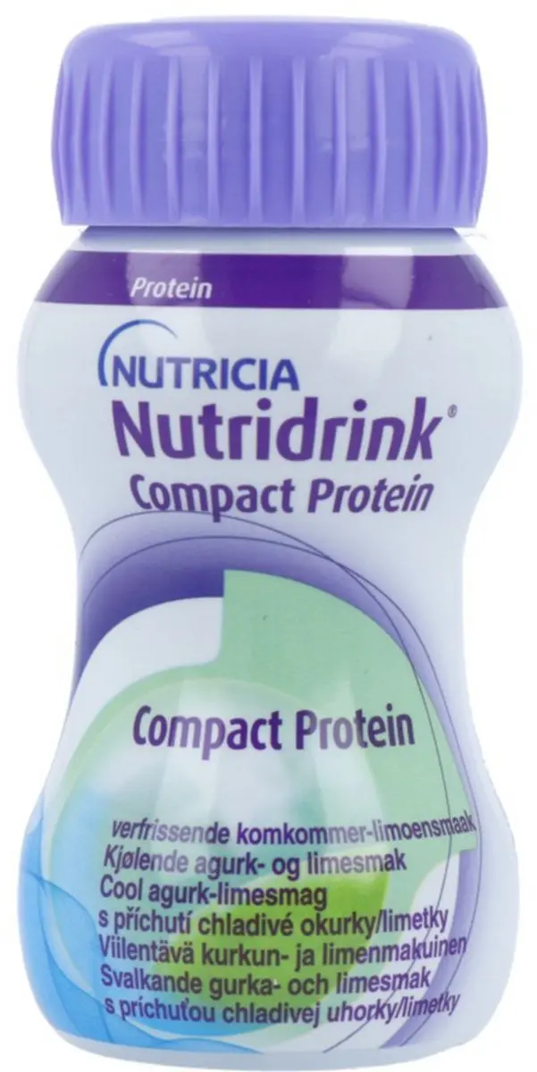 Nutricia Nutridrink Compact Protein Komkommer-Limoen 4x125ml