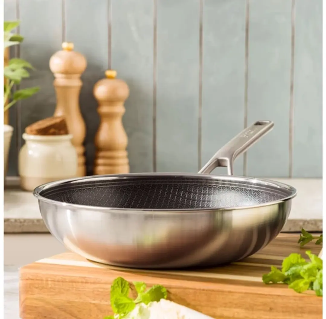 BK Peter Goossens Maestro Durabond Wok 28cm - Grijs