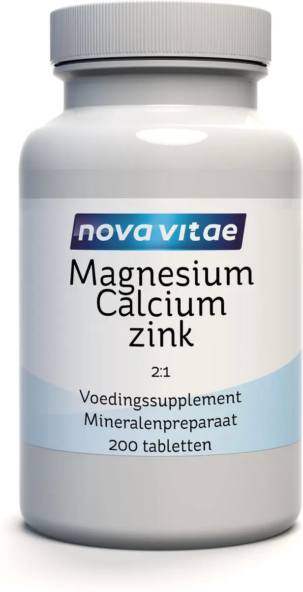 Nova Vitae Magnesium Calcium Zink 200 Tabletten