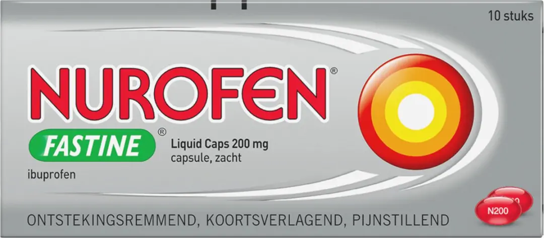 Nurofen Fastine Liquid Caps 200mg - 30 Stuks
