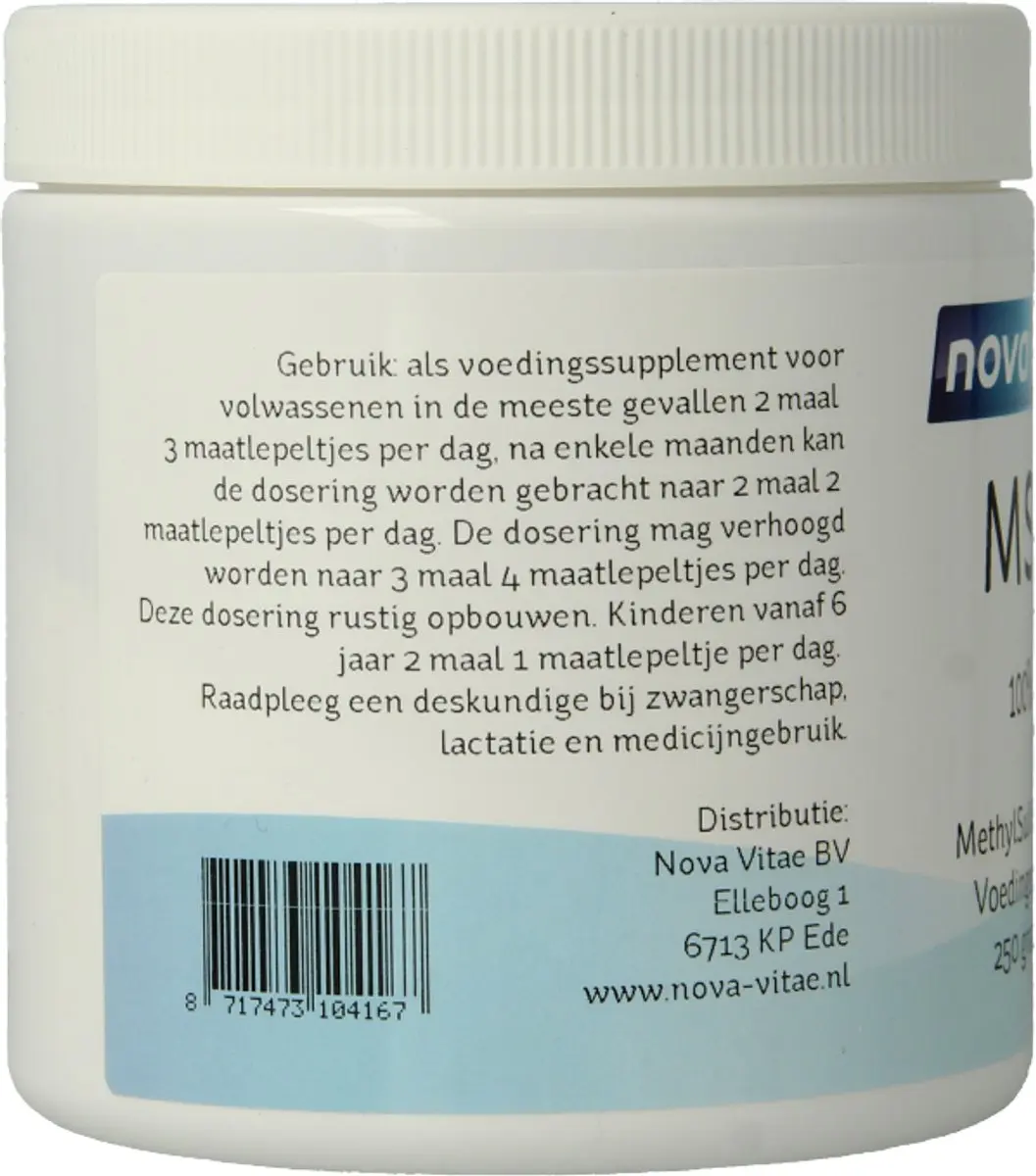Nova Vitae MSM Poeder 250g