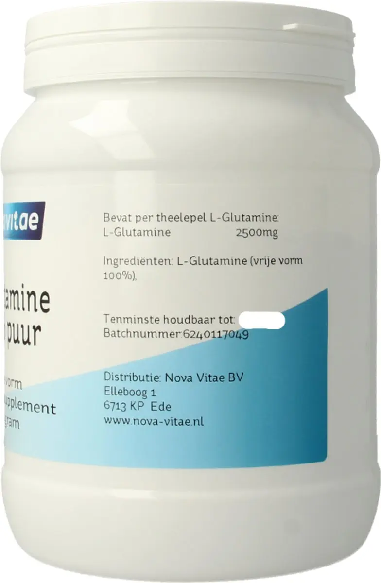 Nova Vitae L-Glutamine 750g Poeder