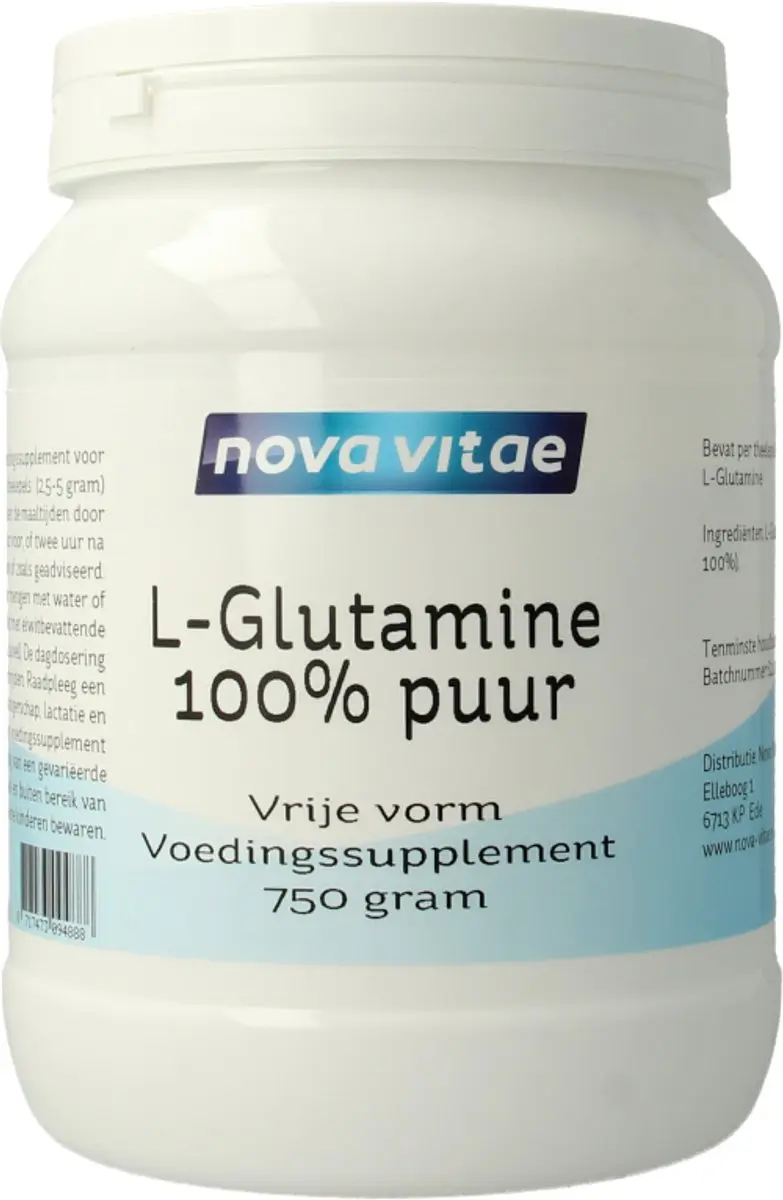 Nova Vitae L-Glutamine 750g Poeder