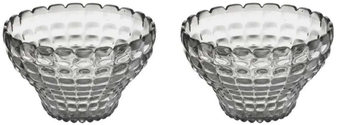Fratelli Guzzini Tiffany Tafelset 11-delig - Transparant Grijs