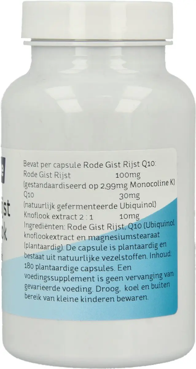 Nova Vitae Rode Gist Rijst Q10 Knoflook 180 Capsules