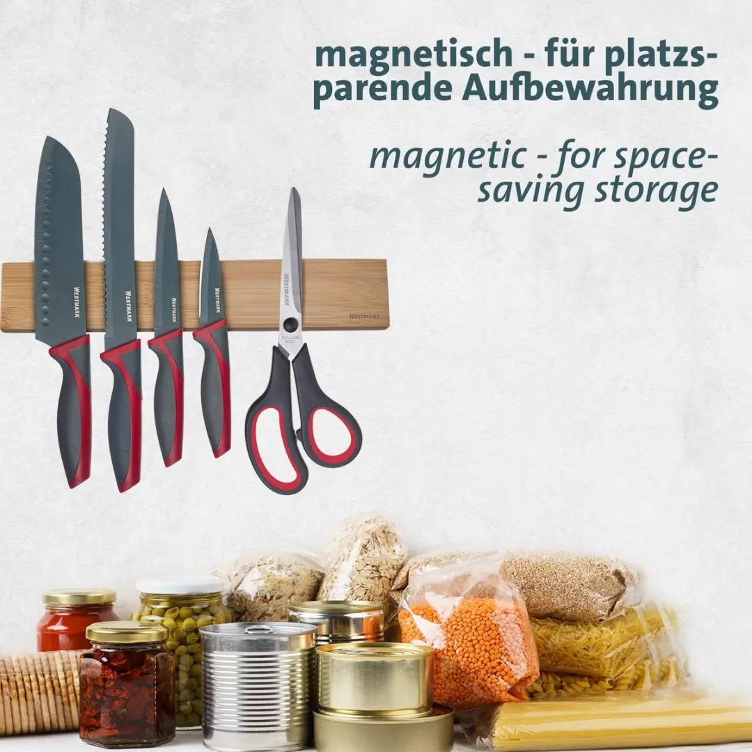 Westmark 3-delige Schaarset - 14/21/25cm - Zwart/Rood/Zilver