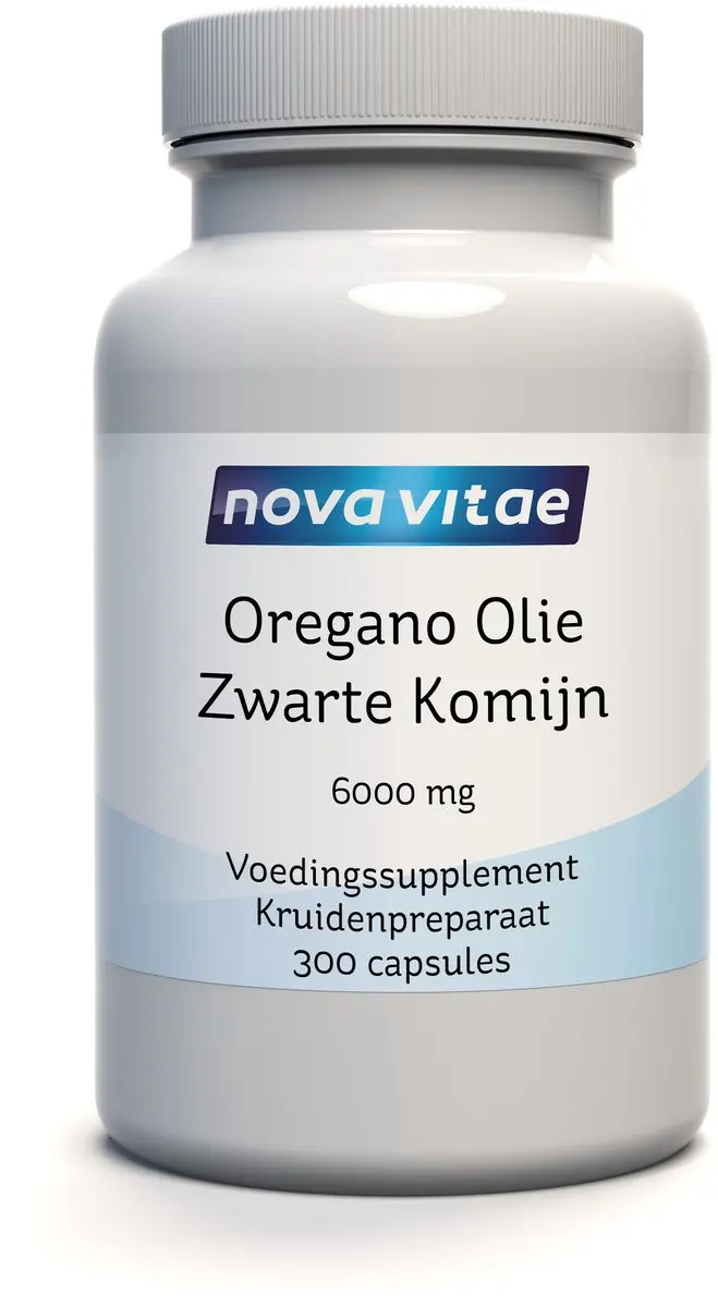 Nova Vitae OregaPlus Oregano Olie Capsules 6000mg