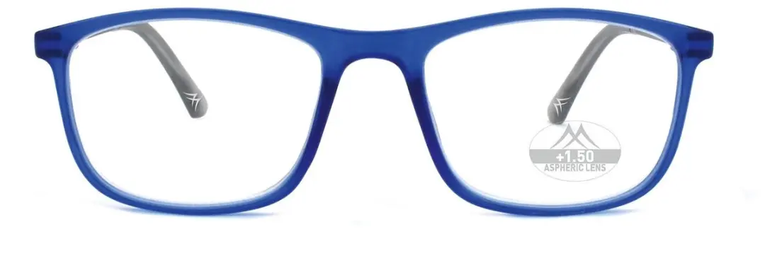 Montana Leesbril MR49B 3:50 - Blauw mat / zwarte poot