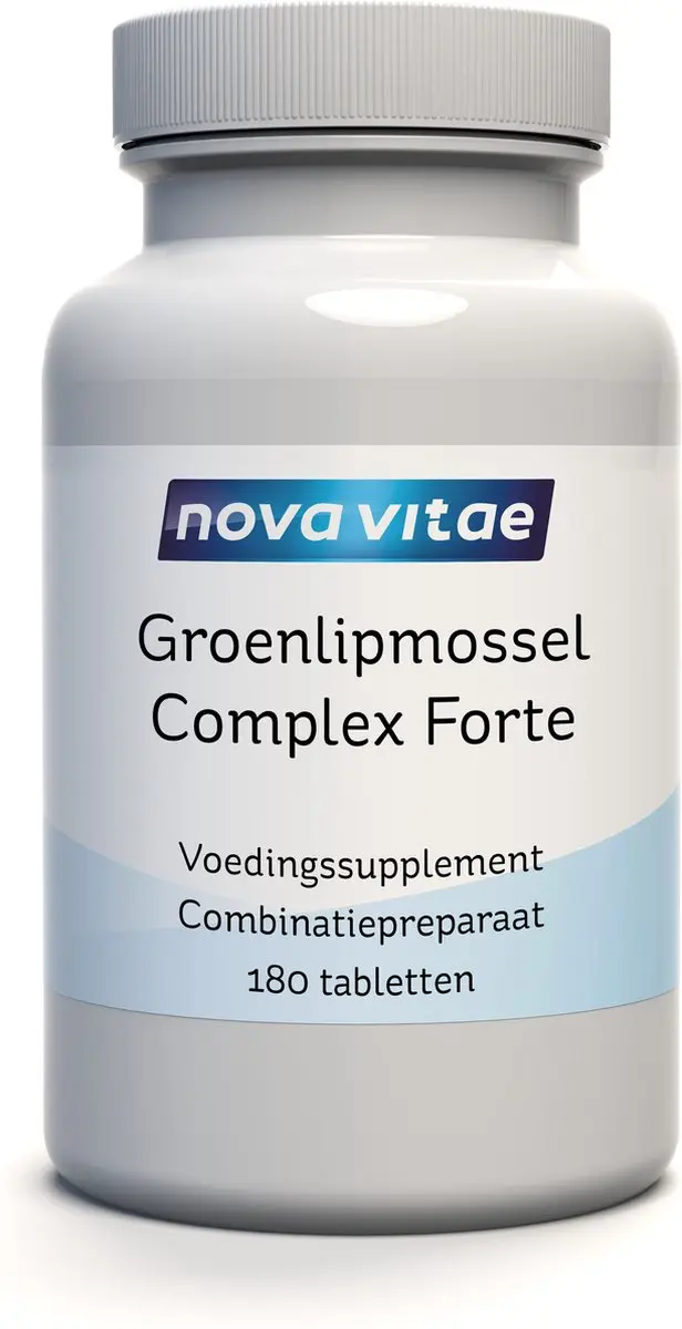 Nova Vitae Groenlipmossel Complex Forte 180 tabletten