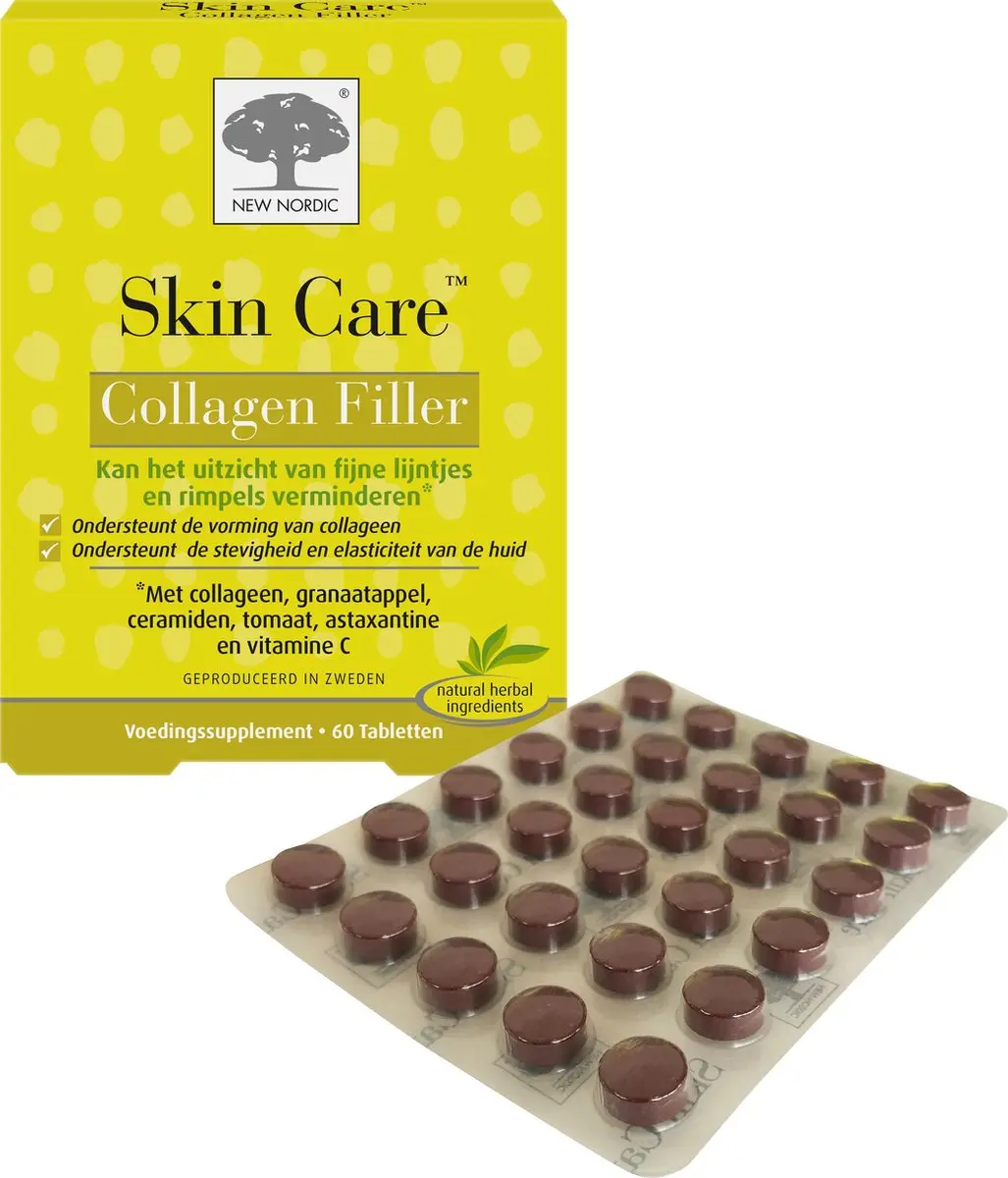 New Nordic Collagen Filter Voedingssupplement 60 tabletten