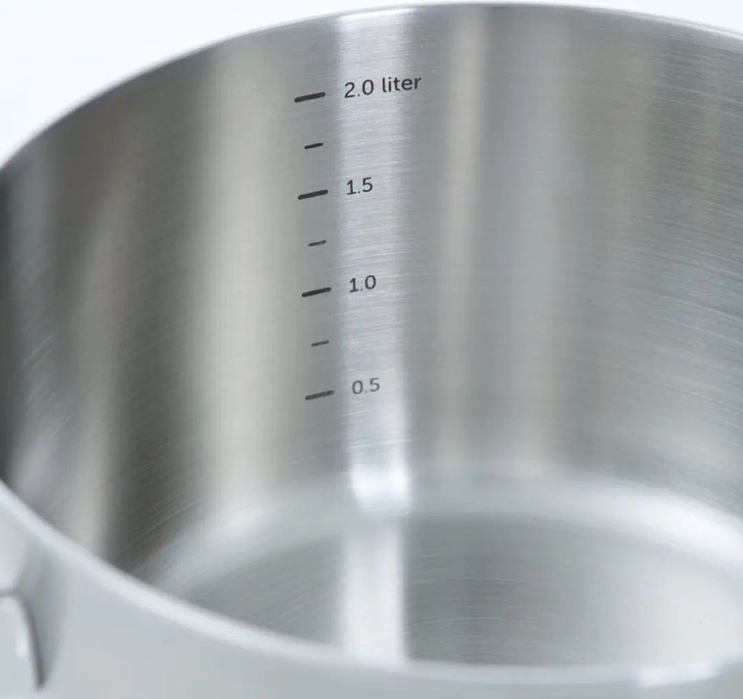 BK Conical Deluxe Sauspan 16cm - 1,5L - PFAS-vrij - Zilver