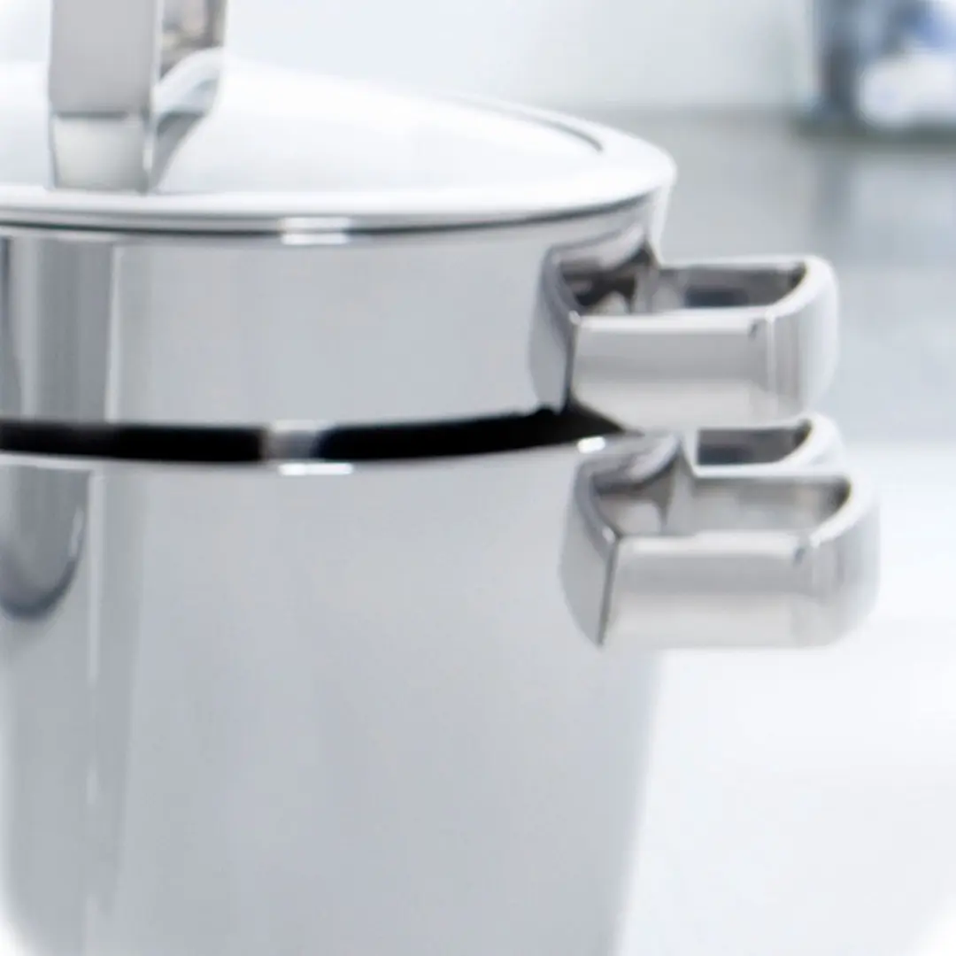 BK Conical Deluxe Sauspan 16cm - 1,5L - PFAS-vrij - Zilver