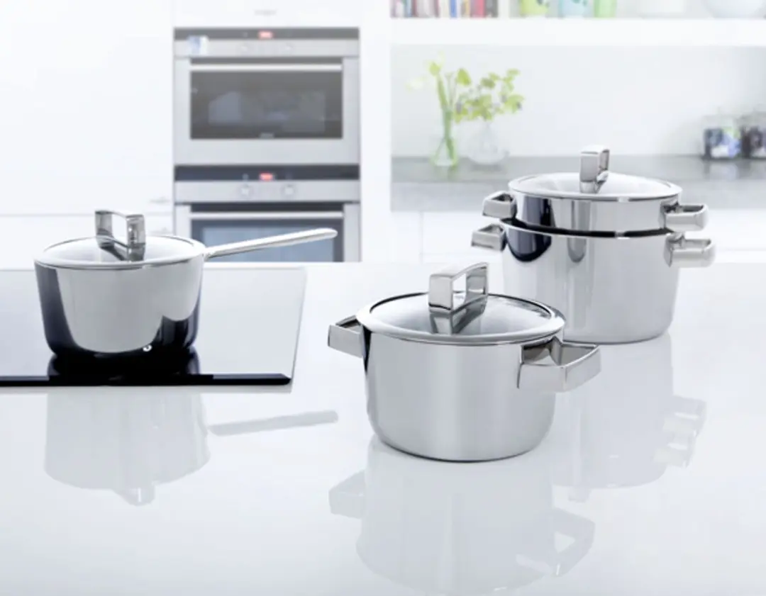 BK Conical Deluxe Sauspan 16cm - 1,5L - PFAS-vrij - Zilver