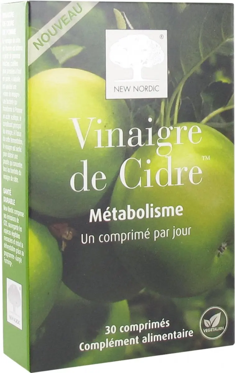 New Nordic Cider Vinegar Metabolism 30 tabletten