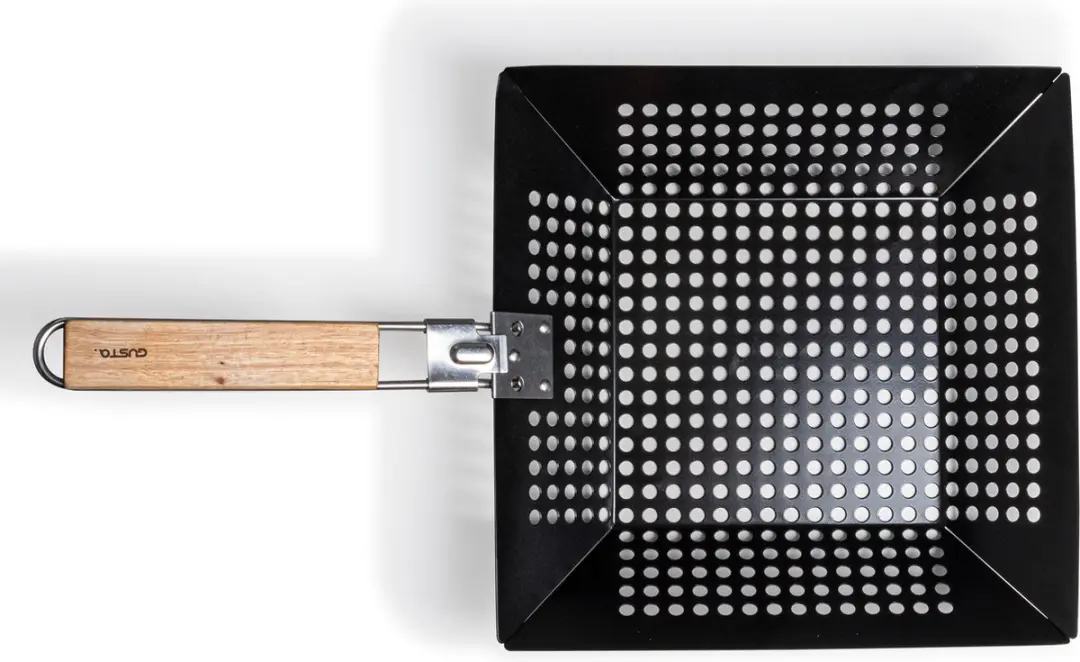 Gusta Barbecue Wok 30,5x30,5cm - Zwart