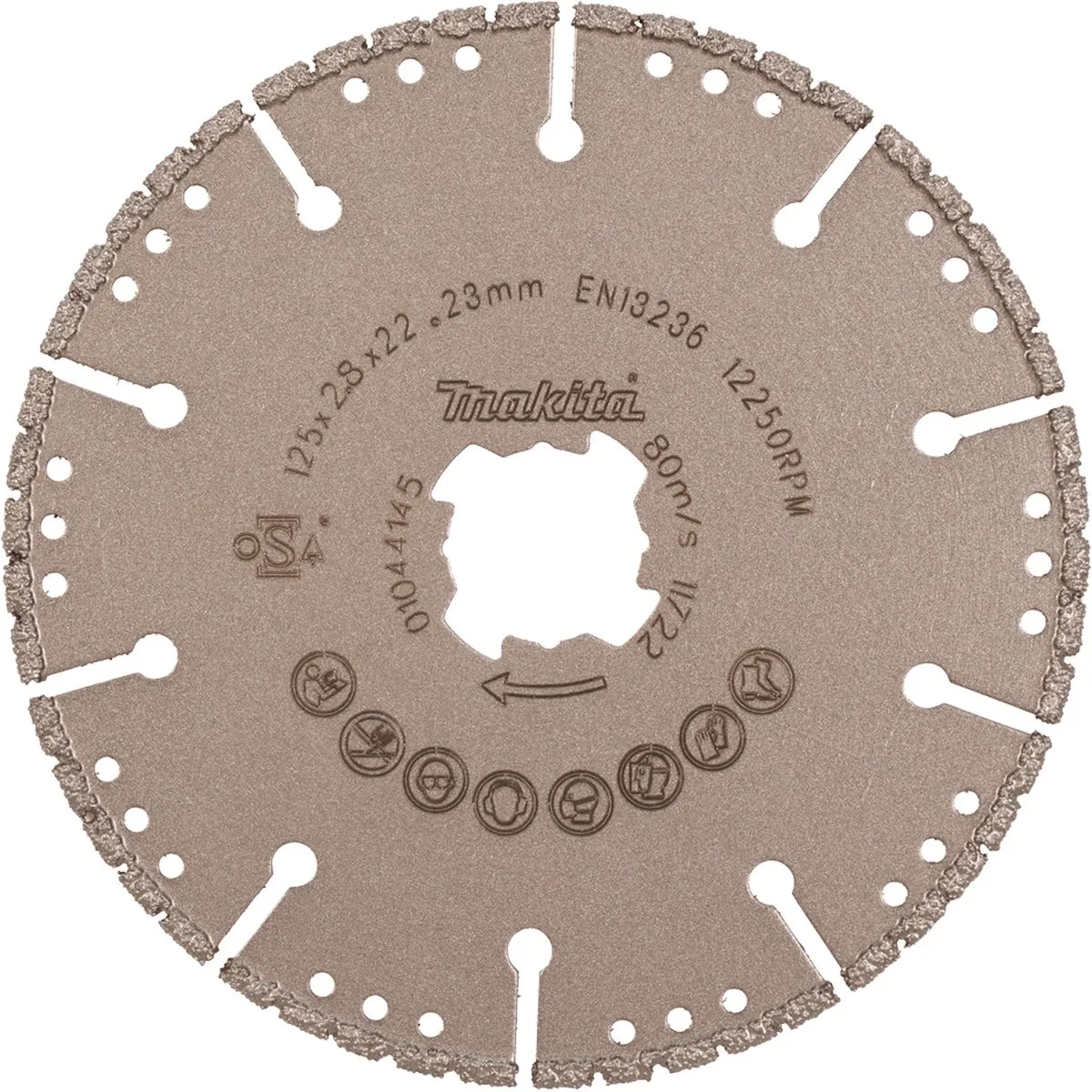 Makita X-LOCK Diamantdoorslijpschijf 125mm - Rescue Cut