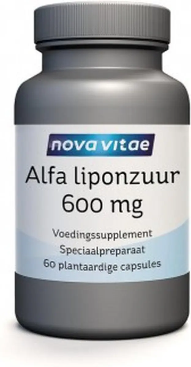 Nova Vitae Alfa Liponzuur 600mg - 60 Capsules