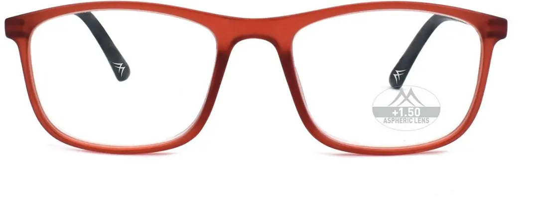 Montana Leesbril MR49C 2:50 - Rood mat / zwarte poot
