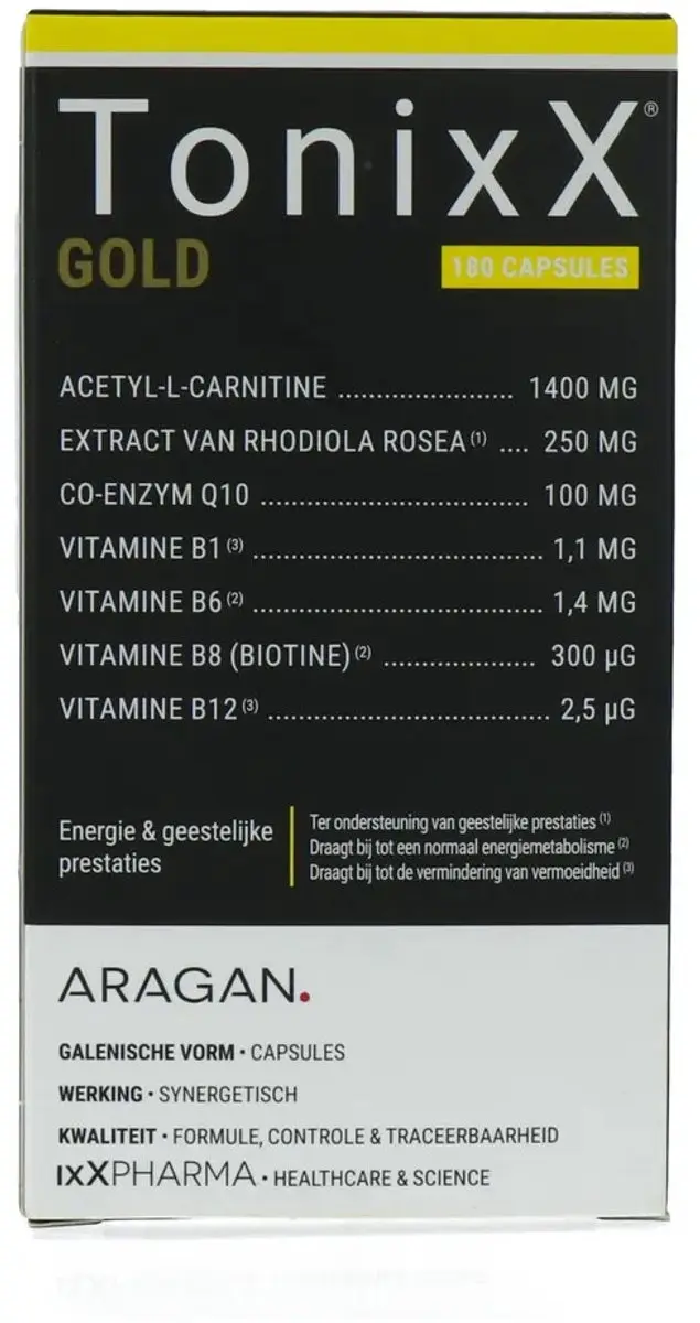 ixX Pharma TonixX Gold 180 Capsules