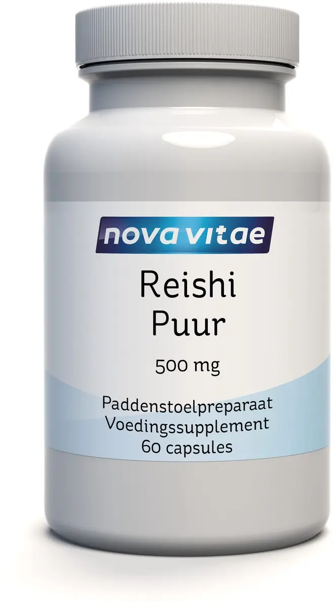 Nova Vitae Reishi Puur Adaptogeen 60 Capsules