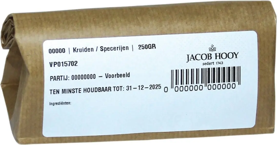 Jacob Hooy Driekleurig Viooltje 250g