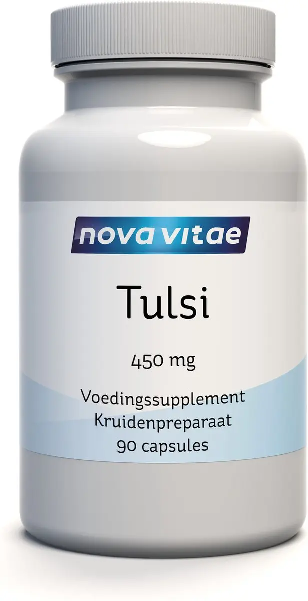 Nova Vitae Tulsi Holi Basil Voedingssupplement 90 Capsules