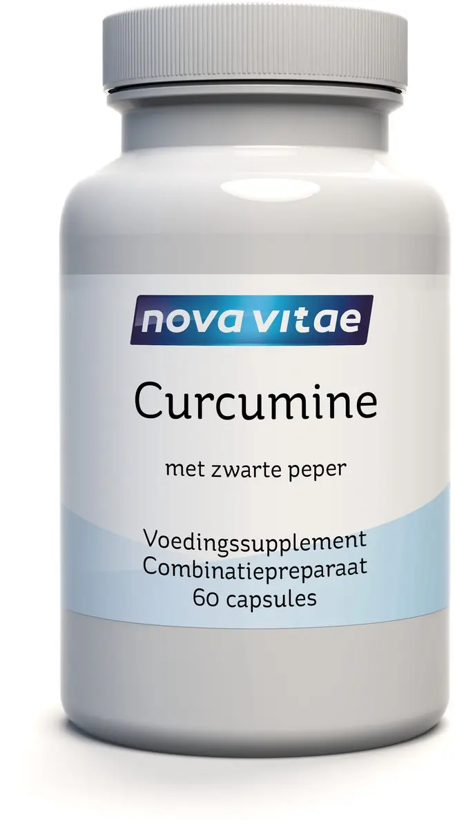 Nova Vitae Curcumine met Zwarte Peperextract 60 Capsules