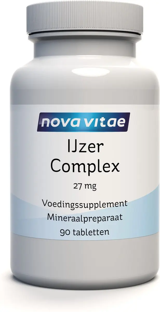 Nova Vitae IJzer Complex 27mg 90 Tabletten