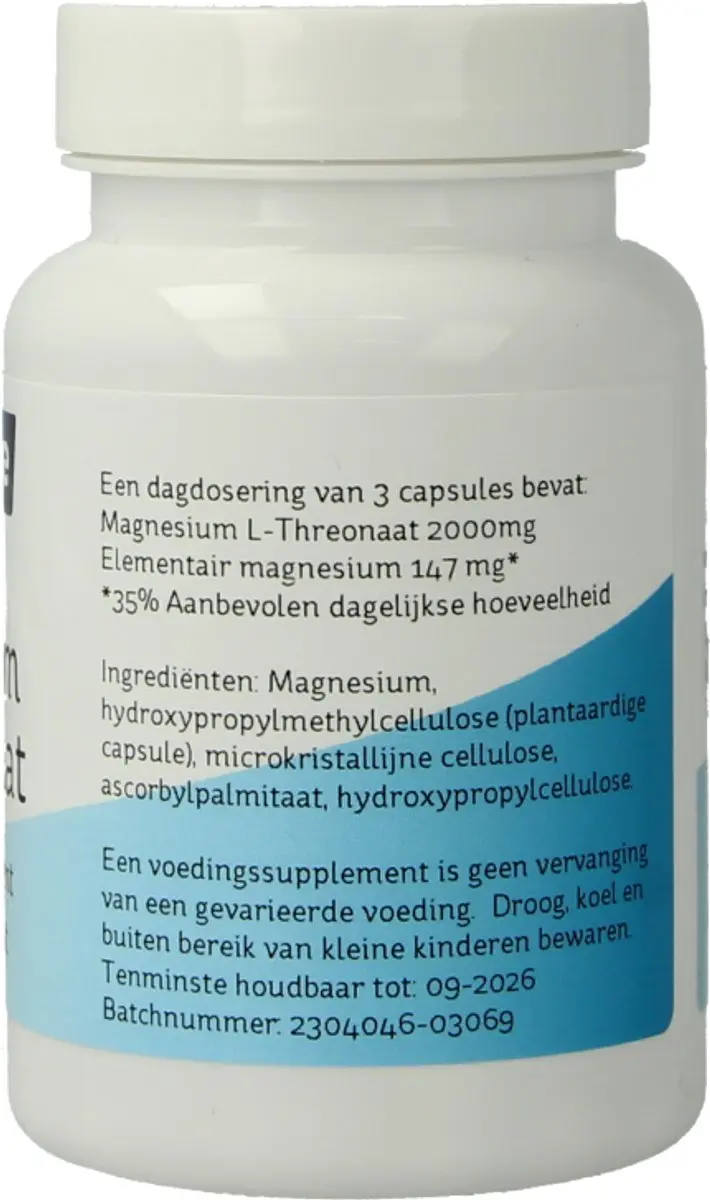 Nova Vitae Magnesium L-threonate 60 Capsules