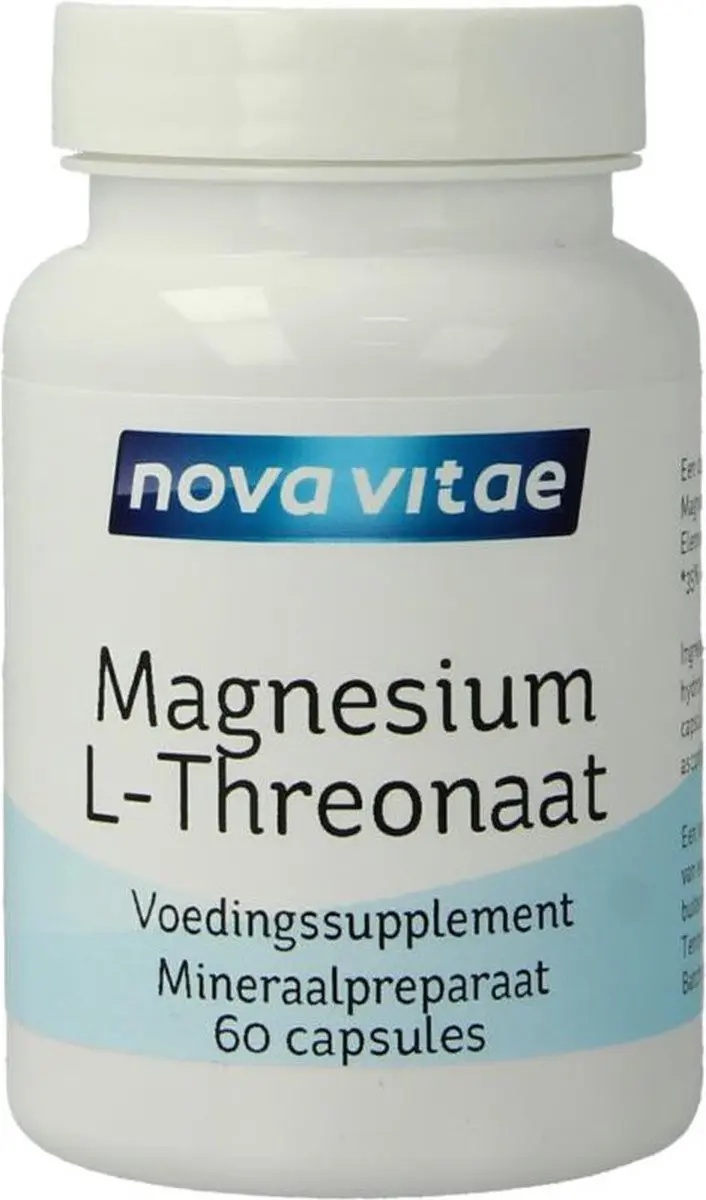 Nova Vitae Magnesium L-threonate 60 Capsules