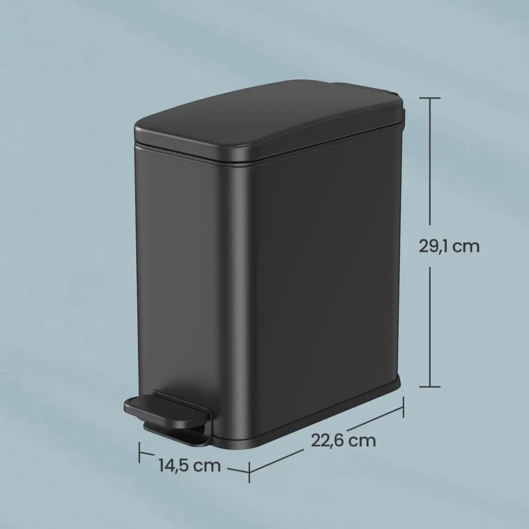 Songmics Cosmetica-afvalbak 5L - Zwart